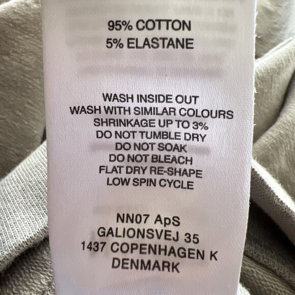 NN07 No Nationality Jacket Mens Large Tan Barrow Hooded Full Zip Cotton Ab13 - Picture 6 of 7